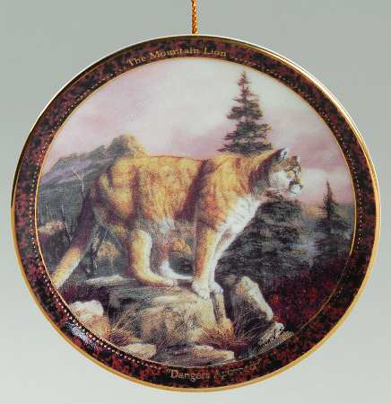 Rocky Mountain Wildlife Mountain Lion-Dangers Approach - No Box