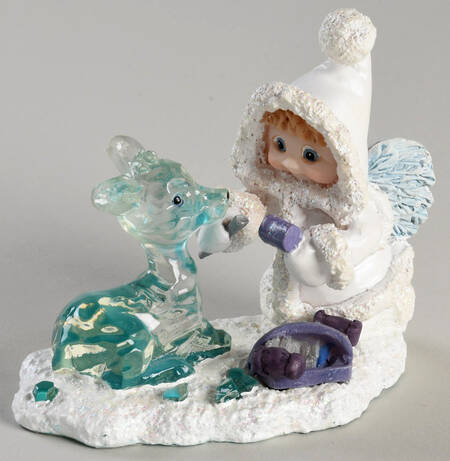 Dreamsicles-Northern Lights Crystal Deer - Boxed