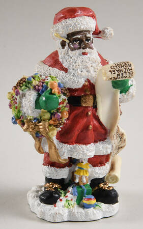 International Santa Claus African American Santa-Usa - Boxed