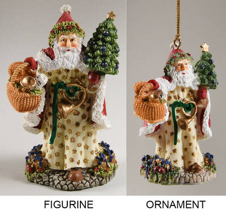International Santa Claus Welsh Father Christmas - Wales-Set Of 2 - Boxed