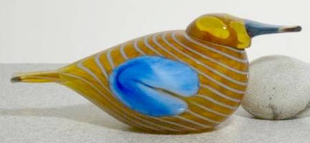 Oiva Toikka Annual Bird Blue Scaup Duck - Boxed