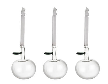 IITtala Ornaments Apple- Clear (Set Of 3) - Boxed