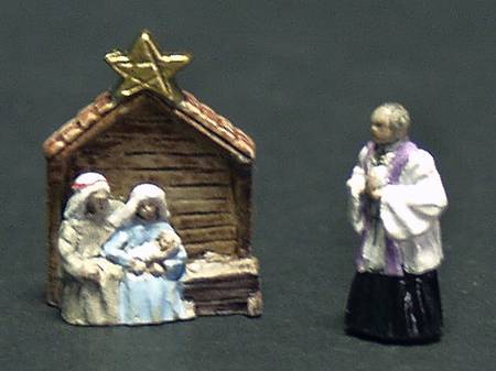 Alpine Christmas Village Minister & Nativity - Boxed