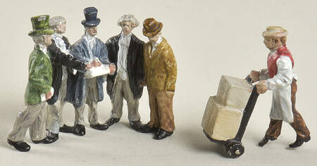 London by Gaslight Lawyers/ Man With Trolley - Boxed
