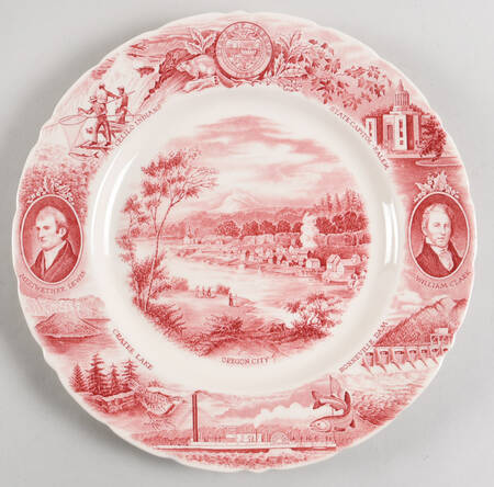 Johnson Brothers-State Plates Oregon - No Box