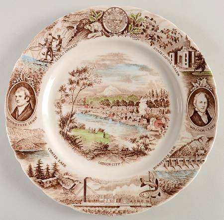 Johnson Brothers-State Plates Oregon - No Box
