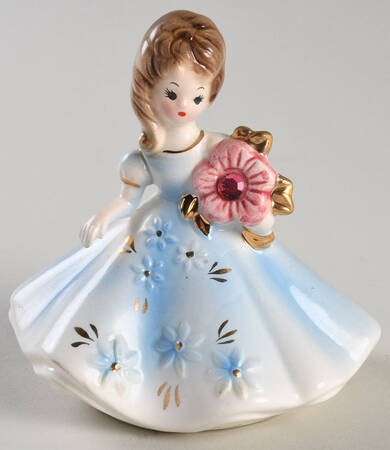 Birthstone Dolls October-Pink Tourmaline - No Box