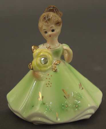 Birthstone Dolls August-Peridot - With Box