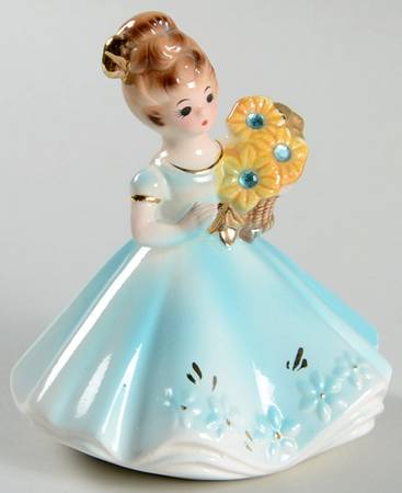 Birthstone Dolls March-Aquamarine - Boxed