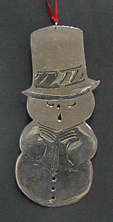 Janna Christmas Ornament Snowman - Boxed