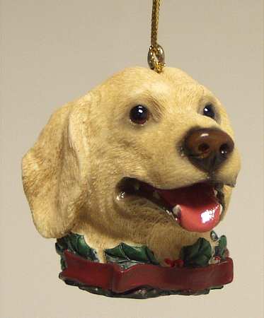 It's Raining Cats & Dogs Yellow Lab-Head - No Box