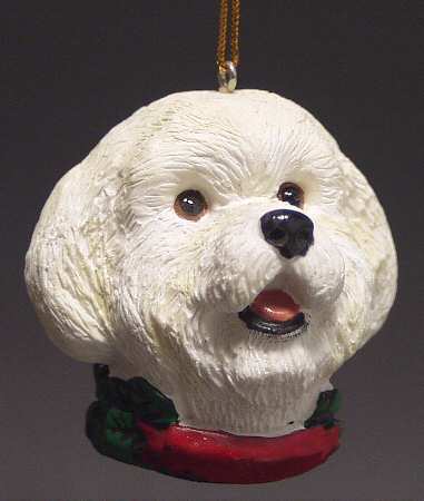 It's Raining Cats & Dogs Bichon Frise-Head - No Box