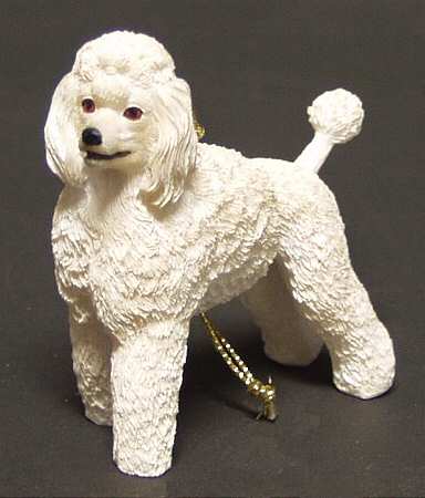 It's Raining Cats & Dogs Poodle-White - No Box