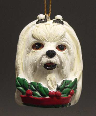 It's Raining Cats & Dogs Maltese-Head - No Box