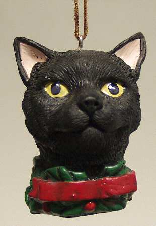 It's Raining Cats & Dogs Black Cat-Head - No Box