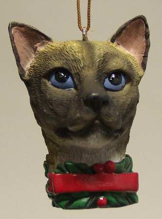 It's Raining Cats & Dogs Siamese Cat-Head - No Box