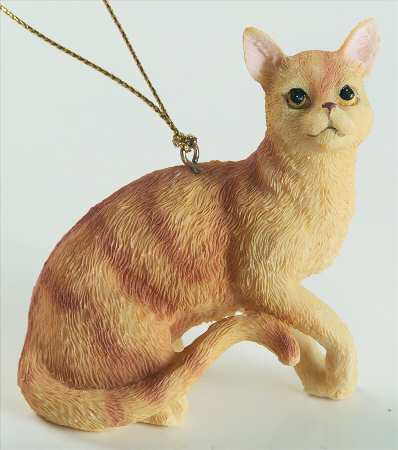 It's Raining Cats & Dogs Yellow Tabby-Foot Up - No Box