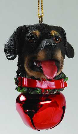 It's Raining Cats & Dogs Rottweiler Bell - No Box