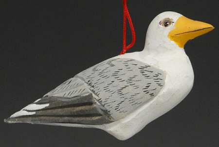 JWM Ornaments Seagull Wood - No Box