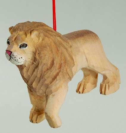JWM Ornaments Lion Wood - No Box
