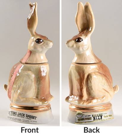 Jim Beam Decanter Rabbit - Trophy Series - No Box