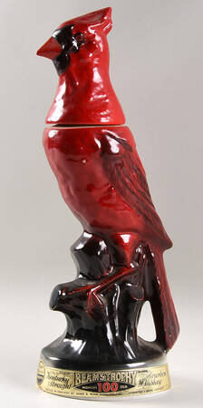 Jim Beam Decanter Cardinal Male - Trophy Series - No Box