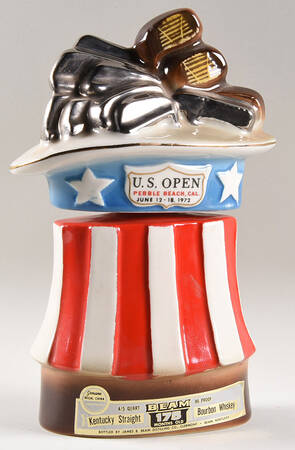 Jim Beam Decanter U.S Open Pebble Beach -Golf - No Box