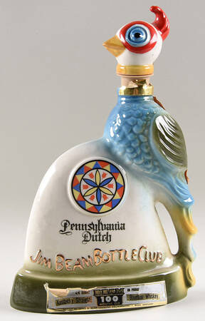 Jim Beam Decanter Pennsylvania Dutch Club - No Box