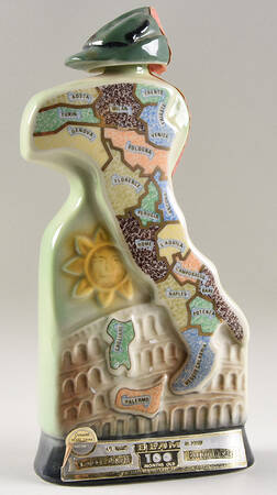 Jim Beam Decanter Boy's Town Of Italy - No Box