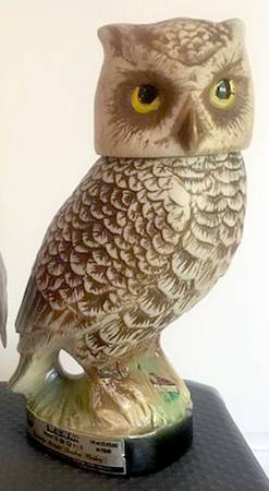 Jim Beam Decanter Screech Owl-Red Phase - No Box
