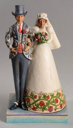 Wedding & Romance Figurines I Do-Bride And Groom - No Box