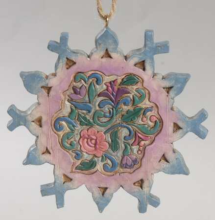 Snowflake Ornaments Rosemaling Snowflake - Boxed
