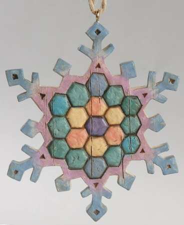 Snowflake Ornaments Quilted Snowflake - Boxed