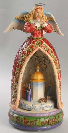 Revolving Christmas Figurines Silent Night - Boxed
