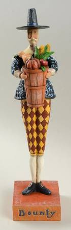 Thanksgiving Bounty - Pilgrim Man - Boxed