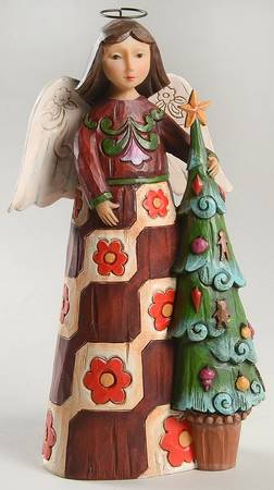 Folklore Collection Angel With Tree - Boxed