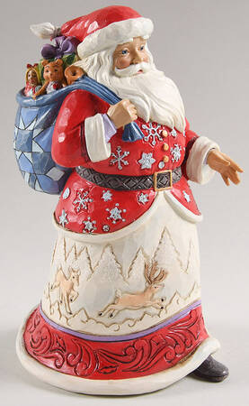 Classic Santas Wherever You Go, Let Kindness Show - Boxed