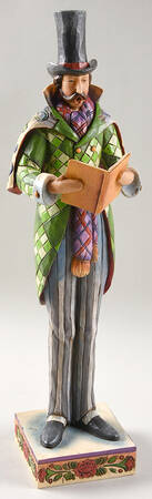 Christmas Man Caroler-Here We Come A Caroling - Boxed