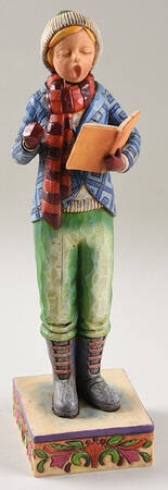 Christmas Boy Caroler-Love & Joy Come To You - With Box