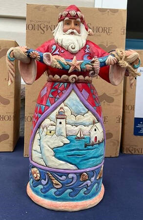 Coastal Christmas Season's Greetings From The Seaside - Boxed