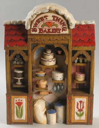 Santa's Workshop Series Bakery Backdrop - No Box