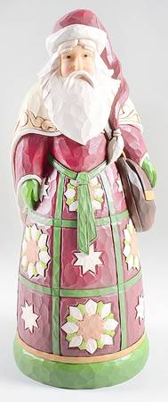 Garden Statues Santa With Satchel Statue - Boxed