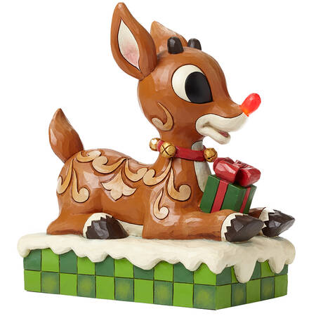 Rudolph the Red-Nosed Reindeer Traditions Large Rudolph With Lighted Nose - Boxed