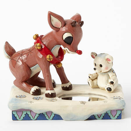 Rudolph the Red-Nosed Reindeer Traditions Rudolph & Baby Polar Bear - Boxed
