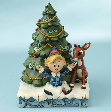 Rudolph the Red-Nosed Reindeer Traditions Rudolph Sitting With Hermey - Boxed