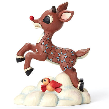 Rudolph the Red-Nosed Reindeer Traditions Flying Above Clouds - Boxed