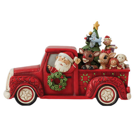 Rudolph the Red-Nosed Reindeer Traditions Rudolph In Red Pickup - Boxed