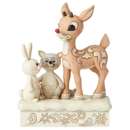 Rudolph the Red-Nosed Reindeer Traditions White Woodland Rudolph - Boxed