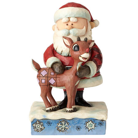 Rudolph the Red-Nosed Reindeer Traditions Santa Hugging Rudolph - Boxed