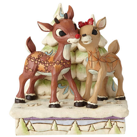 Rudolph the Red-Nosed Reindeer Traditions Rudolph & Clarice By Trees - Boxed